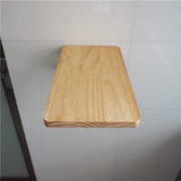 AZICYN Wandklapptisch unsichtbarer Computertisch aus Holz Wandklapptisch platzsparend mit Edelstahlhalterungen 50 x 60 cm (70 x 30 cm)