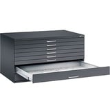 Californian Products CP 7200 Planschrank schwarzgrau 8 Schubladen 135,0 x 96,0 x 76,0 cm