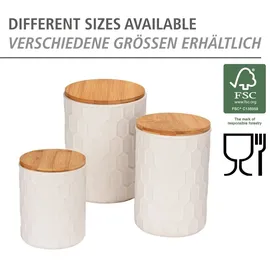 Wenko Maya Vorratsdose weiß 13 x 17 cm 1,3 l