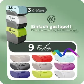 Novaliv Aufbewahrungsbox 5L 1-tlg. grün