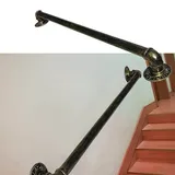 Treppengeländer Handlauf Antik Bronze Handlauf für Treppen Lofts Bar Handläufe Wandmontierte Stützstange, Innen Außen Haltegriff Treppengeländer (Size : 150cm)