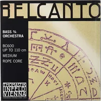 THOMASTIK-INFELD Thomastik Saiten für Kontrabass Belcanto Rope Core Orchesterstimmung Satz 3/4 mittel für Mensur 1040-1060 mm / 41-41.7"