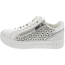 Marco Tozzi Sneaker Damen Weite E Silber (Lt. Grey Comb) 39
