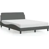 vidaXL Bettgestell Dover Creme 160x200 cm Stoff