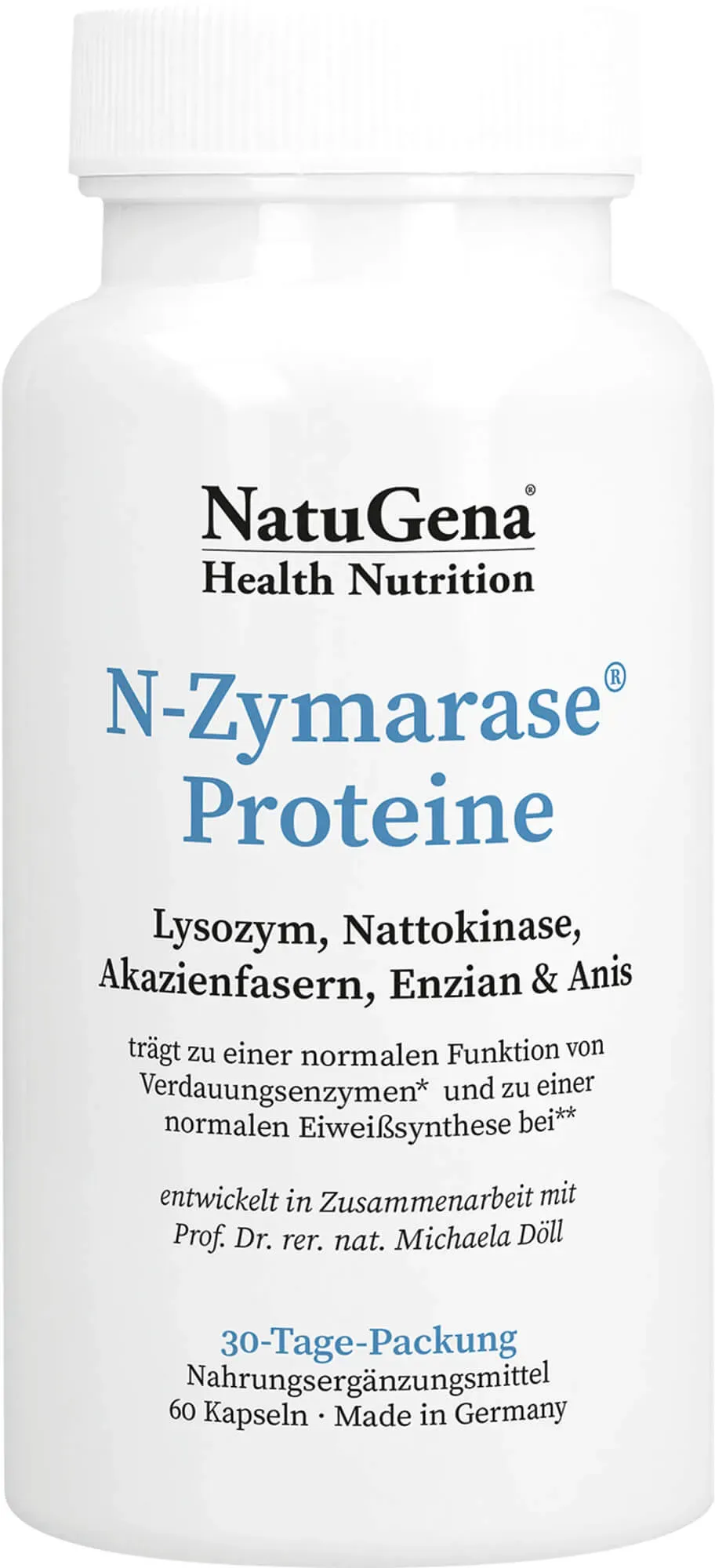 N-Zymarase Proteine Nattokinase + Calcium + Zink 60 ST
