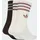 adidas 3-Streifen Glitzer Crew Socken 3er Pack Off White/Aurora Coffee 46-48