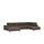 Switch Wohnlandschaft Mikrofaser 5-Sitzer Braun