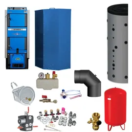 Atmos Kombikessel | DC25GSP | Pelletkessel/Holzvergaser | 25 kW | Set 2