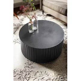 Wohnling Couchtisch Schwarz Metall 67 x 31 x 67 cm