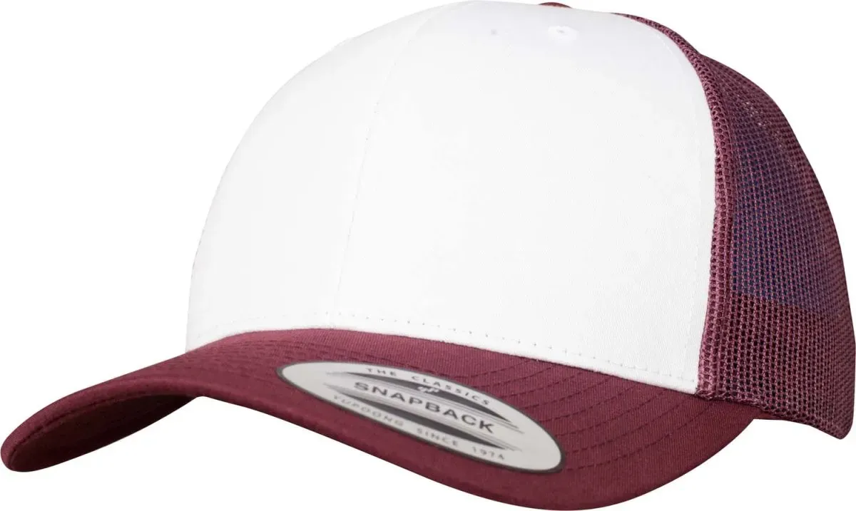 FLEXFIT Unisex 6-Panel Trucker Kappe Netz Cap 6606CF