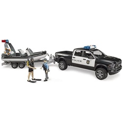 Bruder® Spielzeug-Polizei 02507 RAM 2500 Polizei Pickup, L+S- Modul, Anhänger, Boo