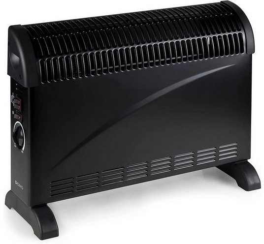 Produktbild Domo Heizgerät DO7350CH - Konvektorheizung - Steh- / Wandmontage - Thermostat schwarz