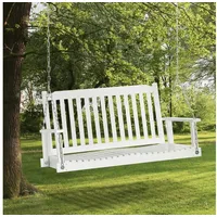 Outsunny Gartenschaukel 117 x 69 x 60 cm Weiß