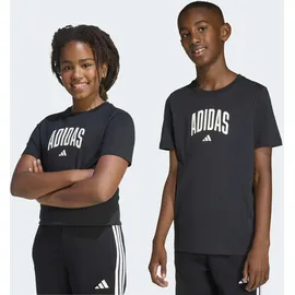 adidas Collegiate GRAPHIC T-Shirt Kinder, KE1348 - black/off white 152