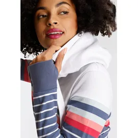 KangaROOS Kapuzensweatshirt in marine-weiß | Gr.: 32/34