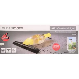 Clean Maxx CLEANmaxx Akku-Fensterreiniger 3,7V gelb mit Verlängerungsstange