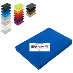 EXKLUSIV HEIMTEXTIL Marke Jersey Spannbettlaken 120 x 200 cm Royalblau