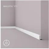 NOEL & MARQUET Nmc FT1 WALLSTYL Noel MARQUET Zierleiste Wandleiste Friesleiste Modernes Design Weiß