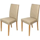 Home Affaire Esszimmerstuhl Evona Kunstleder beige