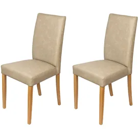Home Affaire Esszimmerstuhl Evona Kunstleder beige