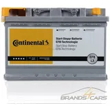 CONTINENTAL AUTOBATTERIE 12V 70Ah STARTERBATTERIE 760A EFB L3 START STOP