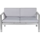 Beliani SALERNO Loungesofa hellgrau
