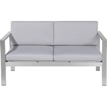 Beliani SALERNO Loungesofa hellgrau