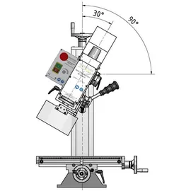 Optimum Bohr-Fräsmaschine BF 16Vario