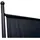 Quick Star Paravent 180 x 178 cm Schwarz Metall, 178x180 Sonnen- - Sichtschutz Sichtschutz Garten, Balkon