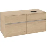 Villeroy & Boch Collaro Waschbeckenunterschrank 120 x 55 cm Nordic Oak