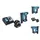 Makita DFN 350 RG Akku Stauchkopfnagler 18 V 15 - 35 mm mit 2x Akku 6,0 Ah + Ladegerät