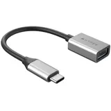 Hyper HyperDrive USB-C auf USB-A Adapter silber