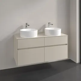 Villeroy & Boch Waschbeckenunterschrank 4 Auszüge 120 x 54,8 x 50 cm Cashmere Grey