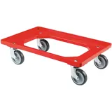 BS Rollen Allzweckrollersammler T.-ROLLER mit Platte, TK 250kg TPR, rot