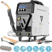 STAHLWERK Schweißgerät MIG 270 Puls Pro 4-in-1 Schweißgerät Pulsfunktion 270 A