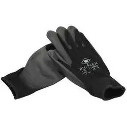 Arbeit Handschuh Nylon M / 8 L + R Gelbes Kragenzyklus 292562 SCHWARZ M