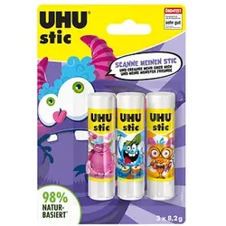 3 UHU MONSTER Klebestifte 3x 8,2 g