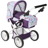 Bayer Chic 2000 CHIC2000 Kombi-Puppenwagen »Leni, Flowers lila«, lila