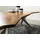 Massivmoebel24 Baumtisch Akazie 220 x 100 x 76 cm natur lackiert silber matt