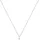 Elli DIAMONDS Halskette Kreis Rund Diamant (0,03 ct.) Silber