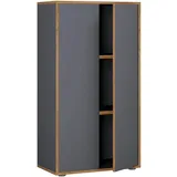 VCM Salia Aktenschrank 110 x 60 x 33 cm schwarz