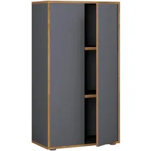 VCM Salia Aktenschrank 110 x 60 x 33 cm schwarz