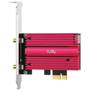 Cudy WE4000 network card Internal WLAN / Bluetooth (Mini PCI Express), Netzwerkkarte, Schwarz
