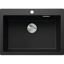Blanco Pleon 8 links Silgranit schwarz 700 x 510 mm Handbetätigung