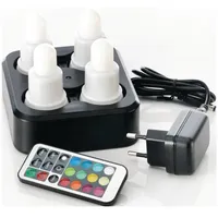 LED-Leuchte Duni, wiederaufladbar, 4er-Pack