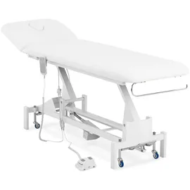 Physa Massageliege elektrisch Massagebank Therapieliege 200 kg Räder Fußpedal