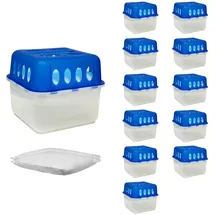 Mojawo 12 Stück Raumentfeuchter Luftentfeuchter Nachfüllpack 400g
