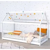 Weber Industries Hüttenbett Panda 90 x 190 cm Weiß
