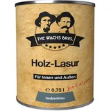 the wachs bros. Holzlasur für Innen und Außen - 0,75 L - Holzlasur Blau - natürliche Inhaltsstoffe - dauerhafter Schutz