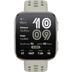Bip 6 Digital Smartwatch Quadratisch 302 ppi  (Gold)